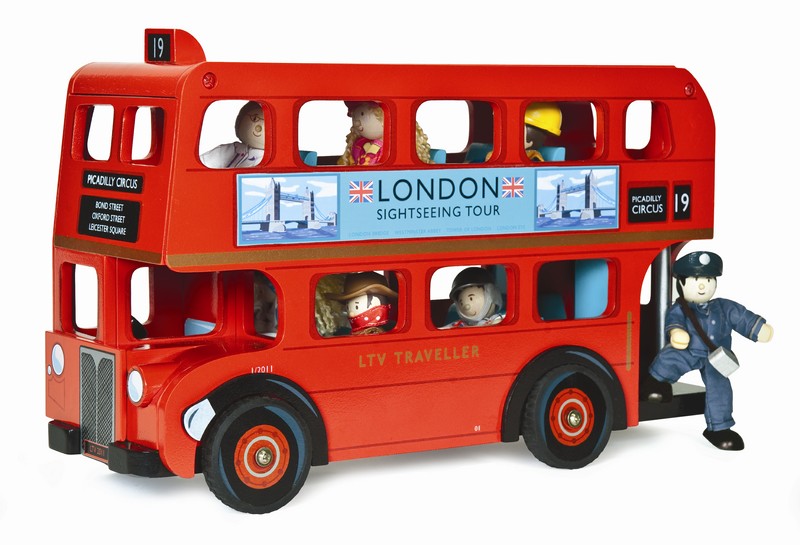 Le Toy Van Wooden London Bus with Driver
