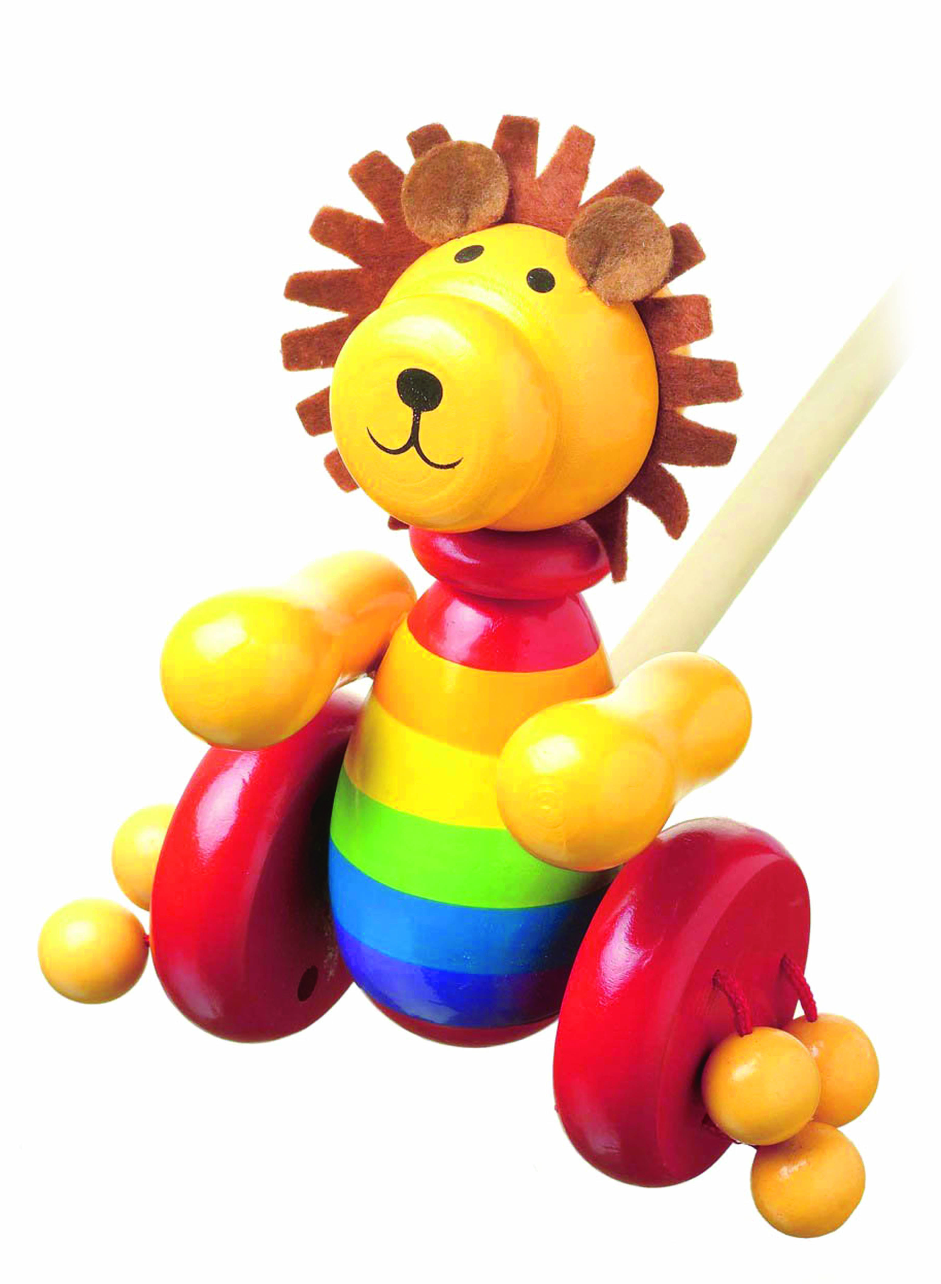 Orange Tree Toys Lion Push Along