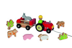 Janod Multi Animo Tractor - 9 Piece Set