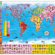 World map poster