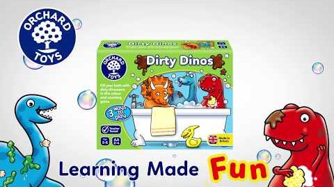 Dirty Dinos Board Game - Orchard Toys