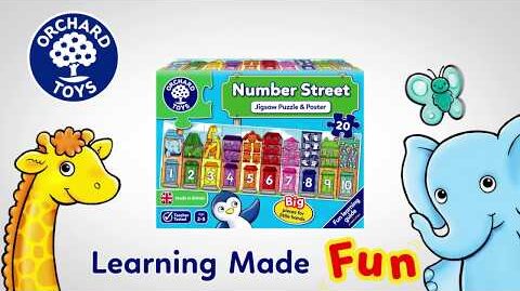 Number Street Jigsaw Puzzle - Orchard Toys
