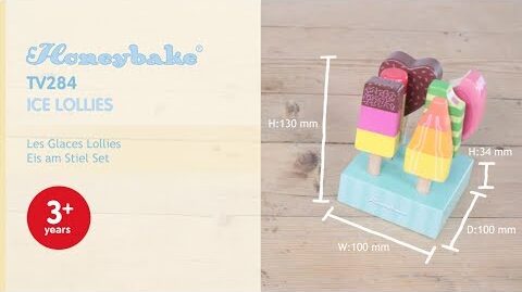 Ice Lollies | Honeybake© Collection | Le Toy Van | Traditional Wooden Toys