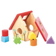 PL085-Bird-House-Wooden-Shapes-Sorter-Toddler-Toy