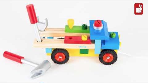 Janod - Camion de Bricolage Brico'Kids