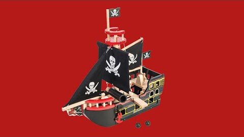 Barbarossa Ship | Pirates Collection | Le Toy Van | Traditional Wooden Toys