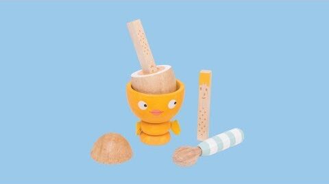 Egg Cup Set Chicky Chick | Honeybake© Collection | Le Toy Van | Traditional Wooden Toys