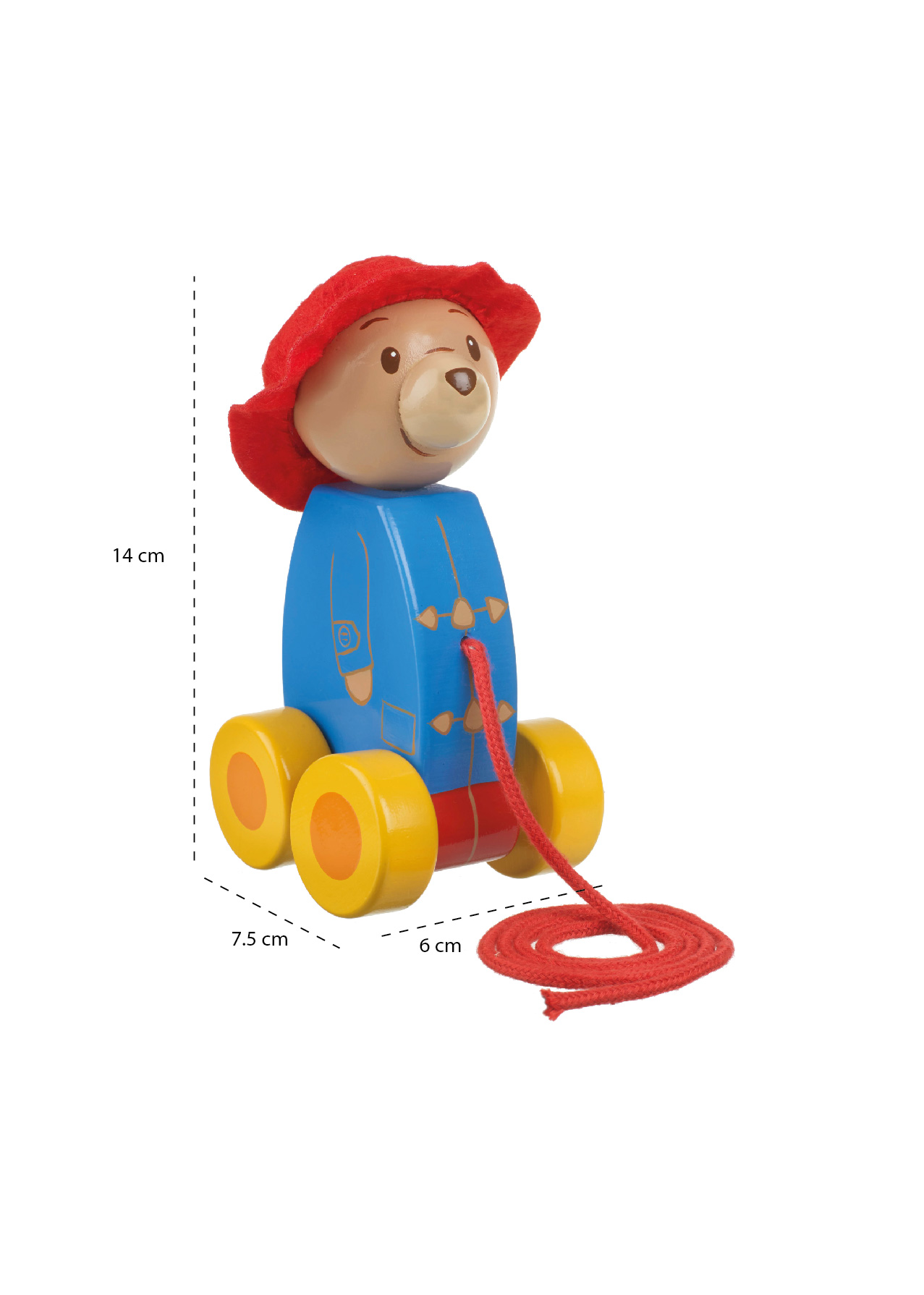 PULL ALONG – PADDINGTON – MEASUREMENTS