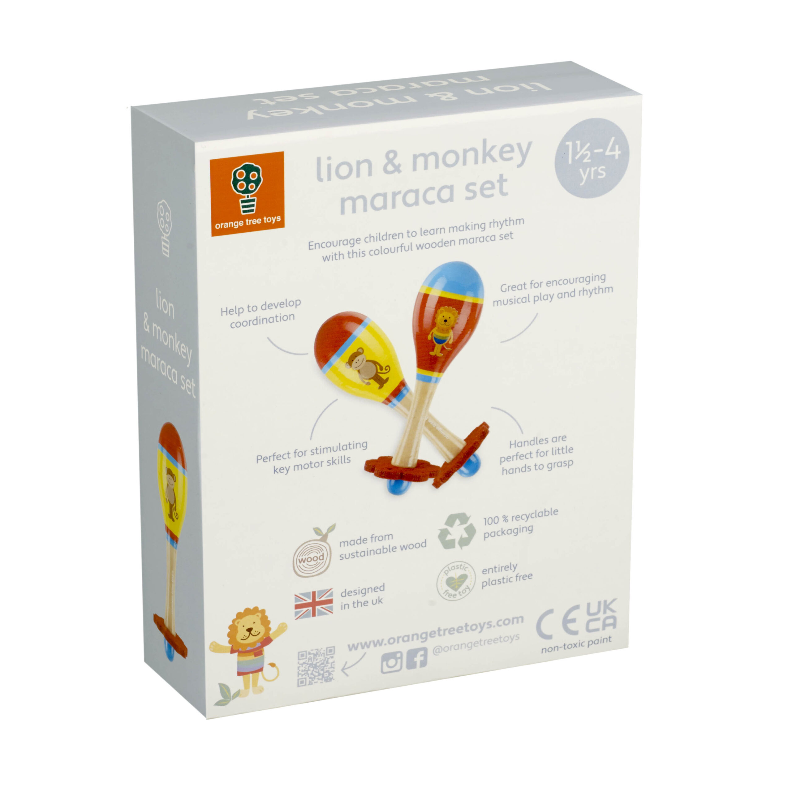 MARACA SET – LION & MONKEY – NEW PACKAGING_2