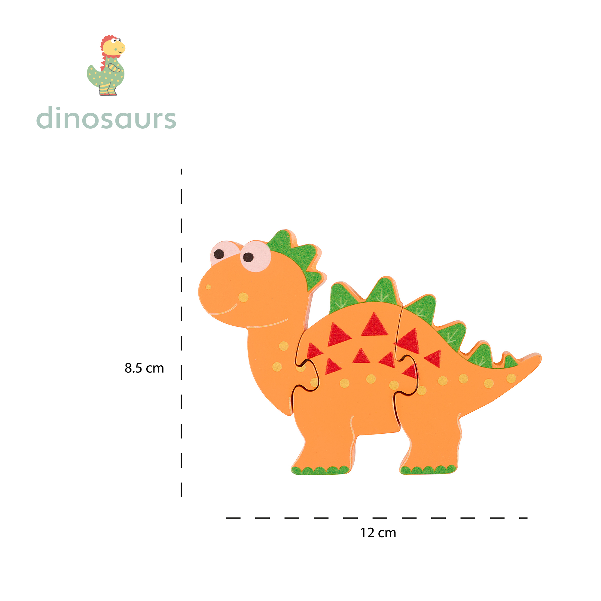 DINOSAUR – STEGASAURUS WOODEN PUZZLE_4