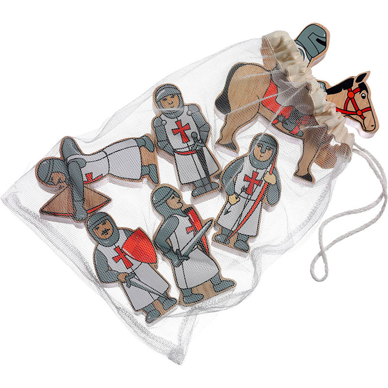 NC990 Red knight playset – bag of 6 (1)