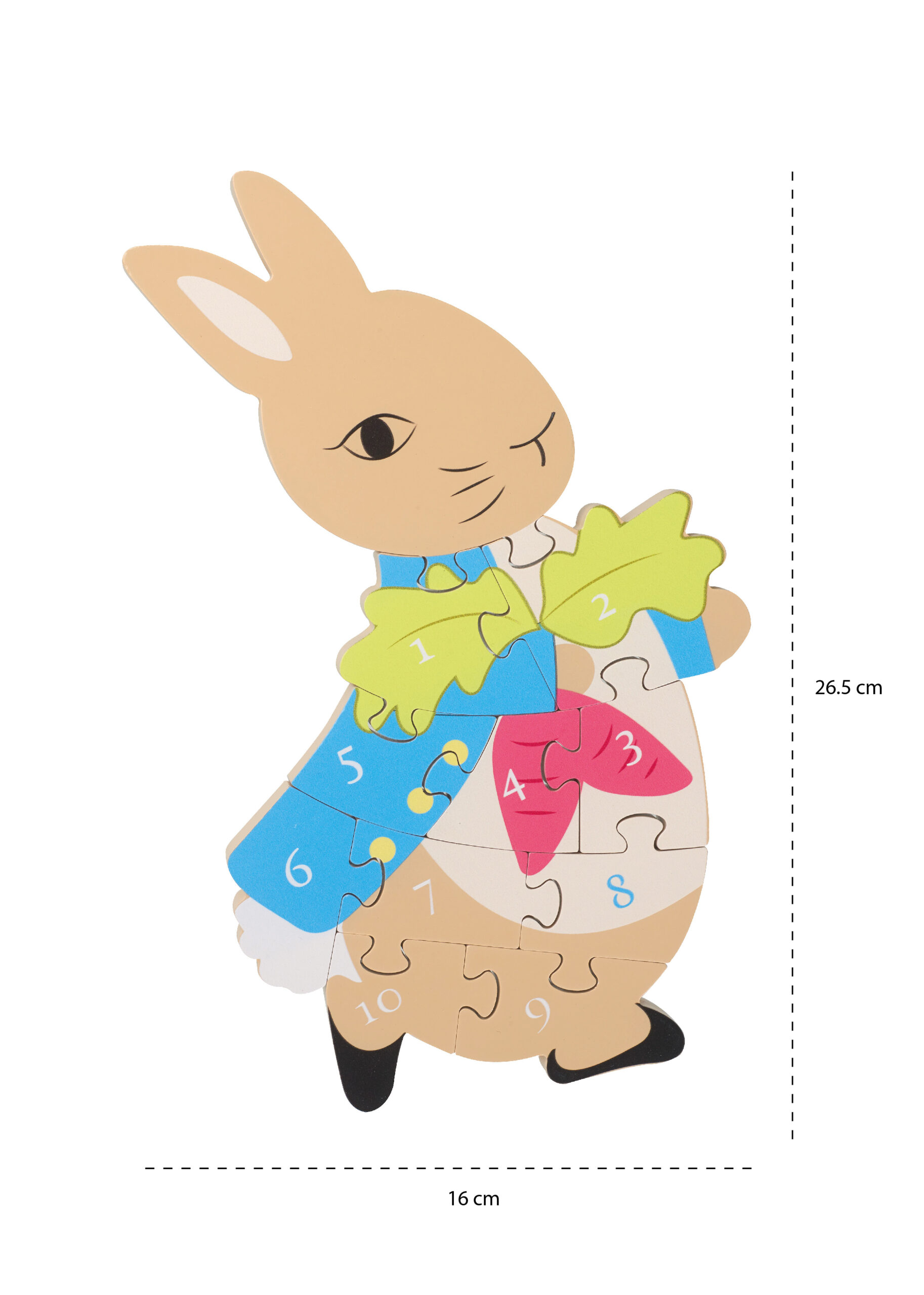 NUMBER PUZZLE – PETER RABBIT – MEASUREMENTS