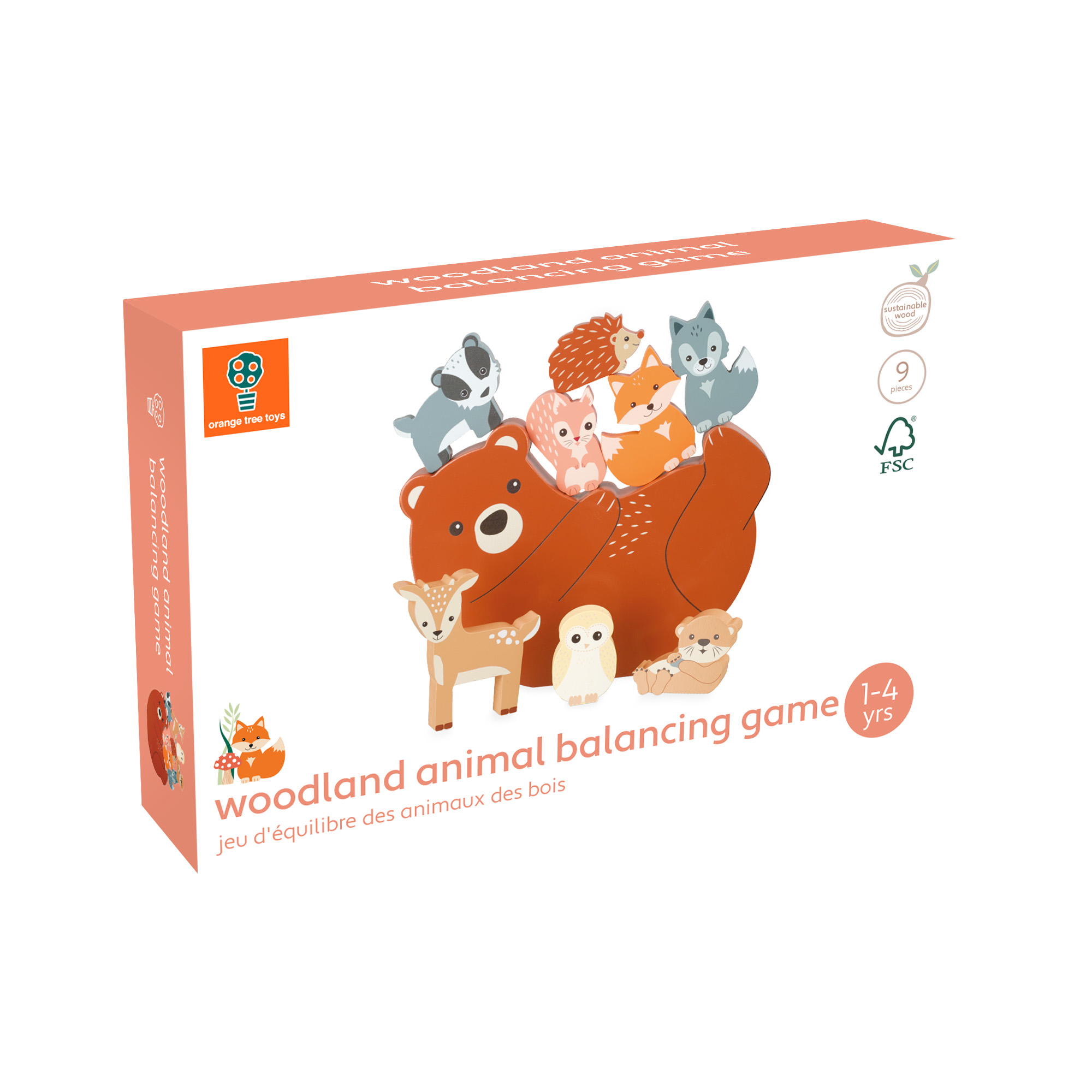 PACKAGING – WOODLAND ANIMAL BALANCING GAME