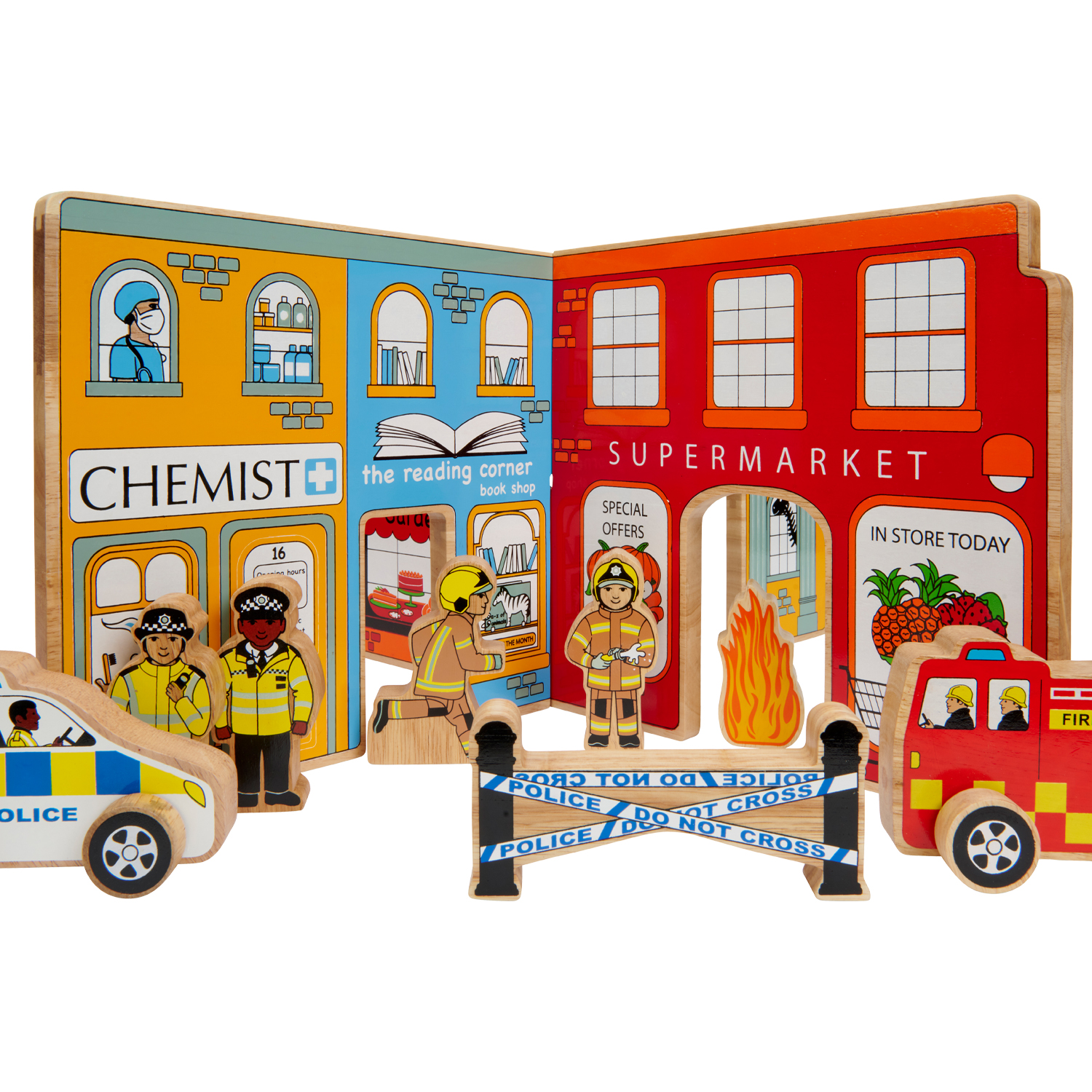 BU87_TownPlayscene_SetUp_ChemistBookShopSupermarketQuarter