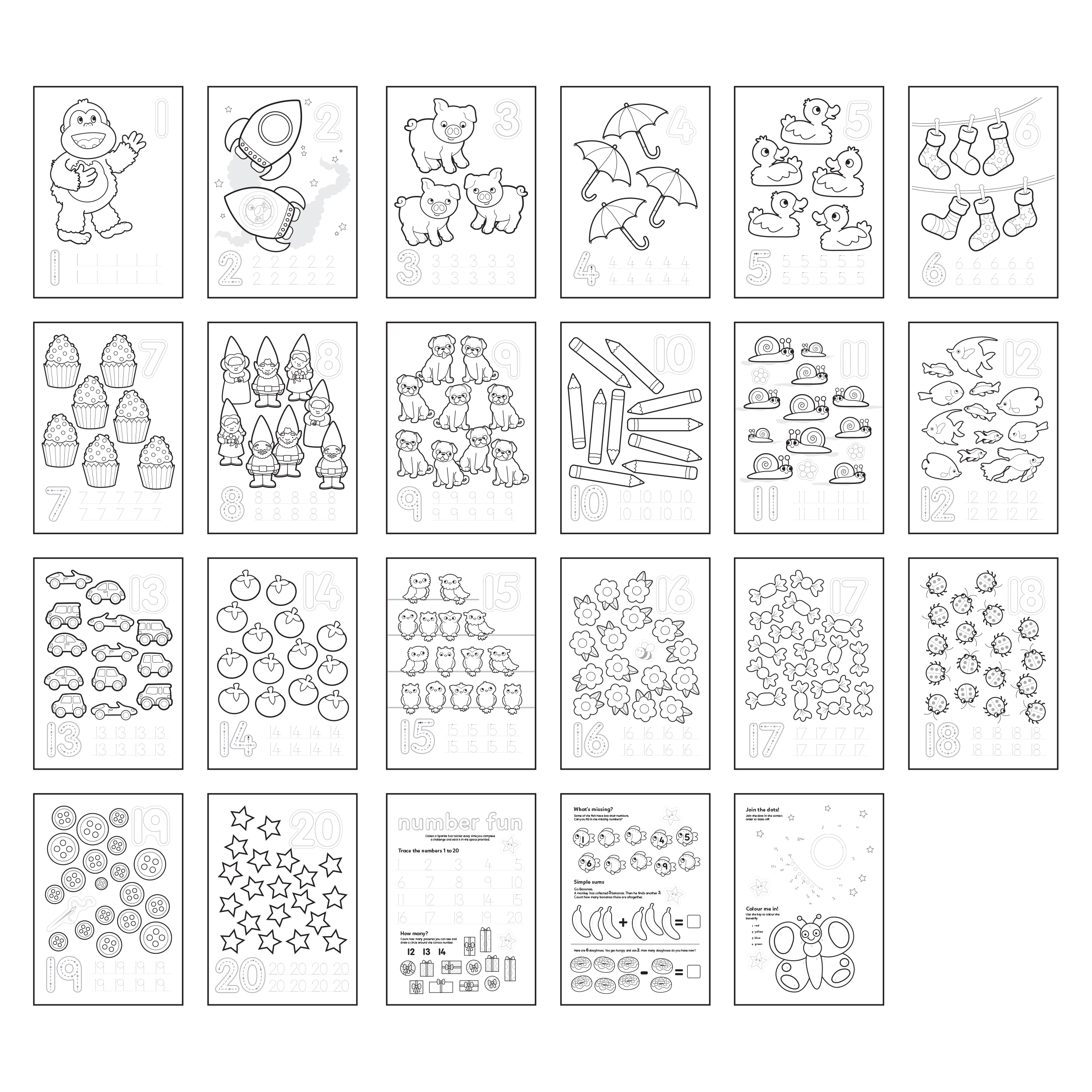 CB08 1-20 Colouring Book ALL PAGES WEB